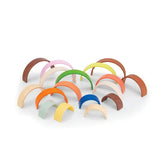 MTA Spaces - Colourful Wooden Arches - 24pc - Modern Teaching Aids NZ