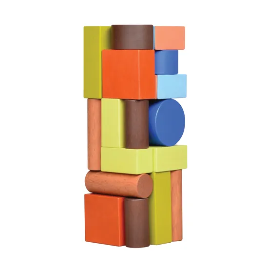 Unit Block Tower Colourful 26 Pieces - Modern Teaching Aids NZ
