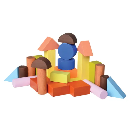 Unit Block Tower Colourful 26 Pieces - Modern Teaching Aids NZ