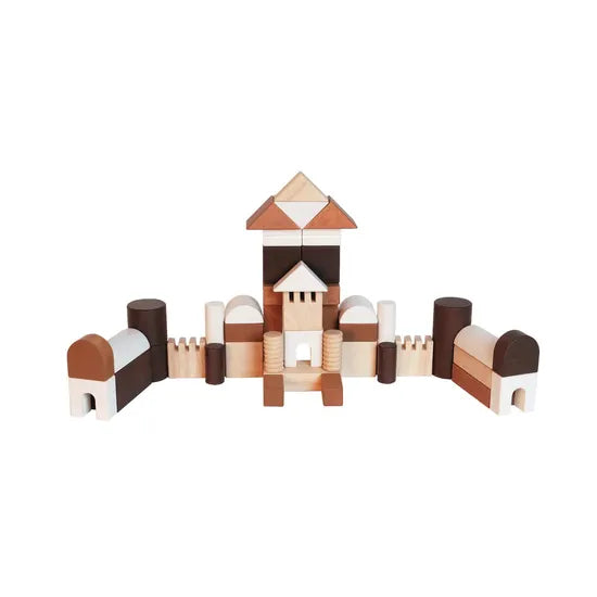 Mini Block Cube Natural 46 Pieces - Modern Teaching Aids NZ