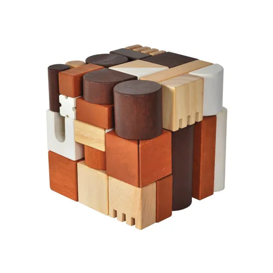 Mini Block Cube Natural 46 Pieces - Modern Teaching Aids NZ