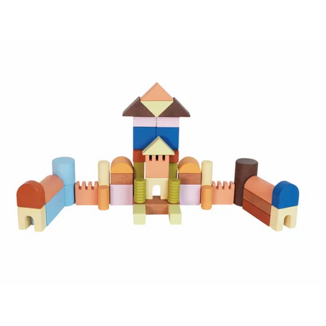 Mini Block Cube Colourful 46 Pieces - Modern Teaching Aids NZ