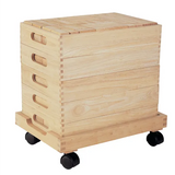 Wooden Unit Blocks Set & Trolley - 192 pieces - Modern Teaching Aids NZ