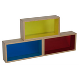 Natural Spaces - Colourful Large Wooden Blocks - 3  Pieces - Modern Teaching Aids NZ