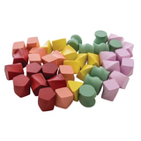 Teachables - Wooden Pastel Blocks - 40 pieces - Modern Teaching Aids NZ