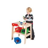 Workbench Solid Timber 49 (W) X 45 (D) X 54.5 (H) cm - Modern Teaching Aids NZ