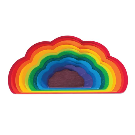 Rainbow Stacking Clouds 11 Pieces - Modern Teaching Aids NZ
