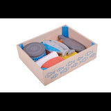 Wooden Seafood Crate - 10 Pieces - Modern Teaching Aids NZ
