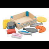 Wooden Seafood Crate - 10 Pieces - Modern Teaching Aids NZ
