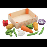 Wooden Vegetables Crate - 12 Pieces - Modern Teaching Aids NZ