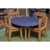 Navy Nylon Round Art Table Cloth - 120 cm - Modern Teaching Aids NZ