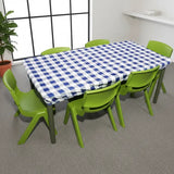 Tablecloth Gingham Blue - 120 x 60 cm
