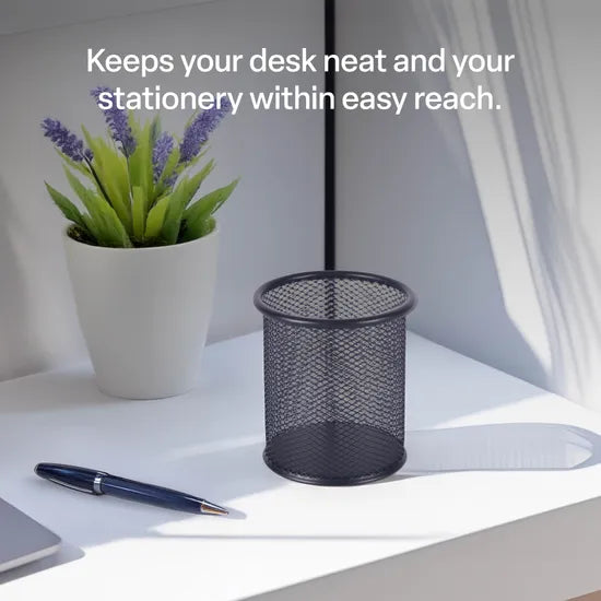 Mesh Cup Organiser Black - Modern Teaching Aids NZ