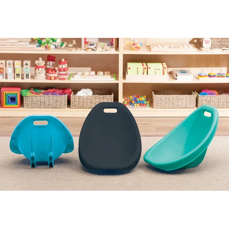 Pre-School Floor Chair Set of 4 Grey - Modern Teaching Aids NZ