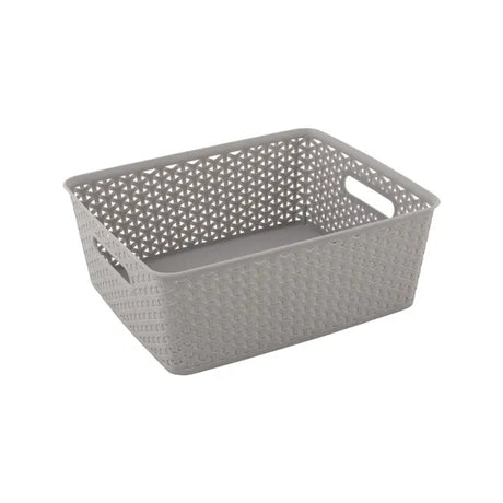 Storage Basket Knotted Medium Grey - Modern Teaching Aids NZ
