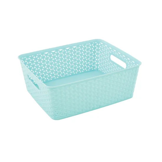 Storage Basket Knotted Medium Teal - Modern Teaching Aids NZ