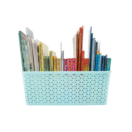 Storage Basket Knotted Medium Teal - Modern Teaching Aids NZ