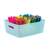 Storage Basket Knotted Medium Teal - Modern Teaching Aids NZ