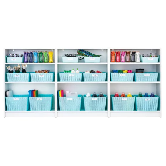 Storage Basket Knotted Medium Teal - Modern Teaching Aids NZ