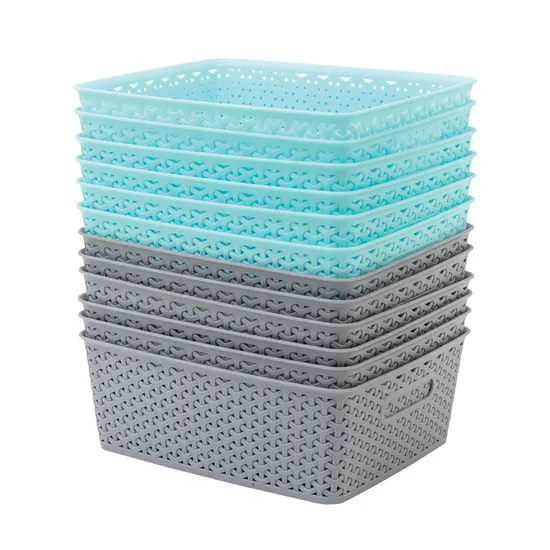 Storage Basket Knotted Medium Teal - Modern Teaching Aids NZ