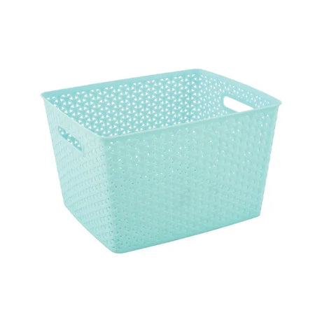 Storage Basket Knotted Large Teal - Modern Teaching Aids NZ