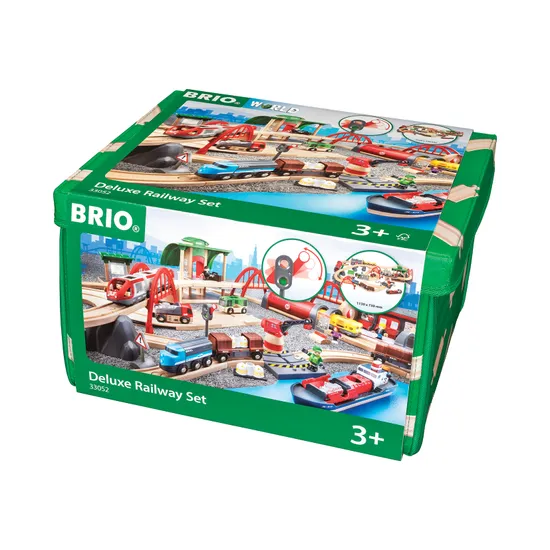 BRIO - Deluxe Railway Set 87 Pieces - Modern Teaching Aids NZ