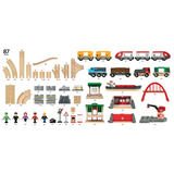 BRIO - Deluxe Railway Set 87 Pieces - Modern Teaching Aids NZ