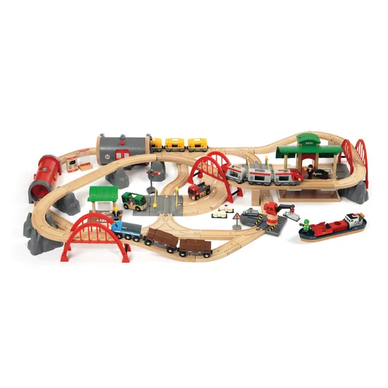 BRIO - Deluxe Railway Set 87 Pieces - Modern Teaching Aids NZ