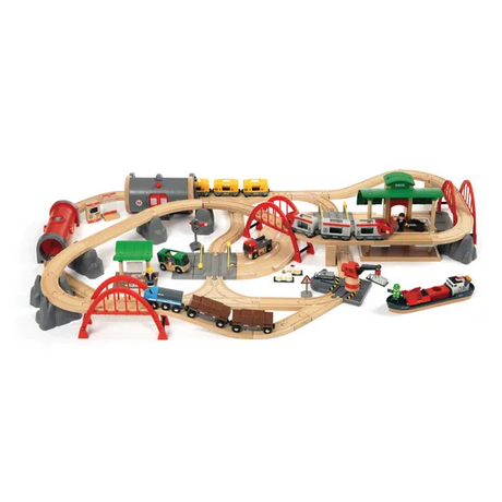 BRIO - Deluxe Railway Set 87 Pieces - Modern Teaching Aids NZ
