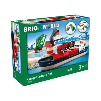 BRIO - Cargo Harbour Set 16 pieces - Modern Teaching Aids NZ