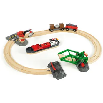 BRIO - Cargo Harbour Set 16 pieces - Modern Teaching Aids NZ