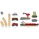 BRIO - Cargo Harbour Set 16 pieces - Modern Teaching Aids NZ