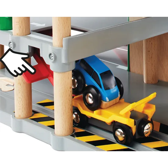 BRIO - Parking Garage 7 Pieces - Modern Teaching Aids NZ