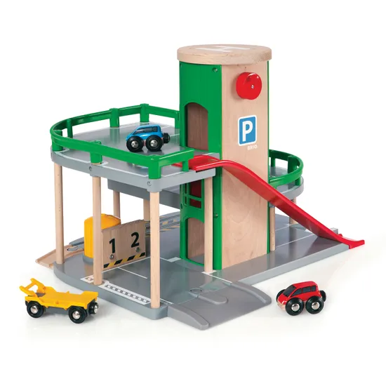 BRIO - Parking Garage 7 Pieces - Modern Teaching Aids NZ