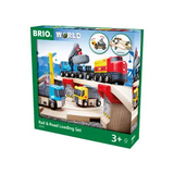 BRIO - Rail & Road Loading Set 32 pieces - Modern Teaching Aids NZ