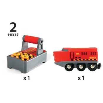 BRIO - Remote Control Engine 2 pieces - Modern Teaching Aids NZ