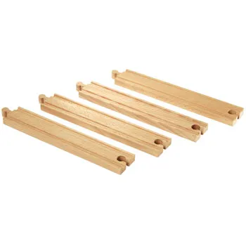 BRIO - Long Straight Tracks 4 pieces - Modern Teaching Aids NZ