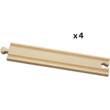 BRIO - Long Straight Tracks 4 pieces - Modern Teaching Aids NZ
