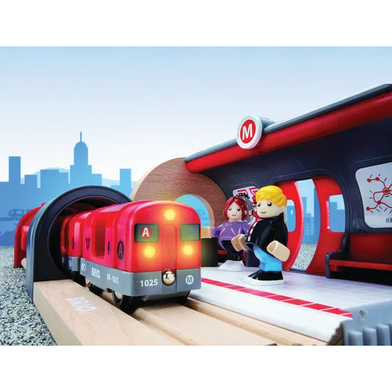 BRIO - Metro Railway Set 20 Pieces - Modern Teaching Aids NZ