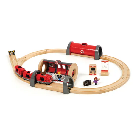 BRIO - Metro Railway Set 20 Pieces - Modern Teaching Aids NZ
