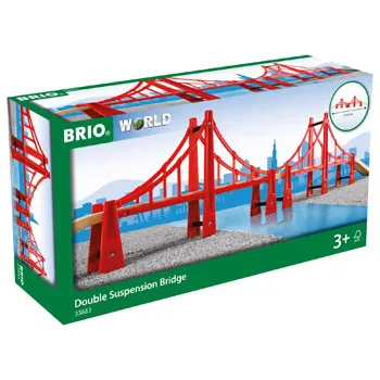 BRIO - Double Suspension Bridge 5 pieces - Modern Teaching Aids NZ