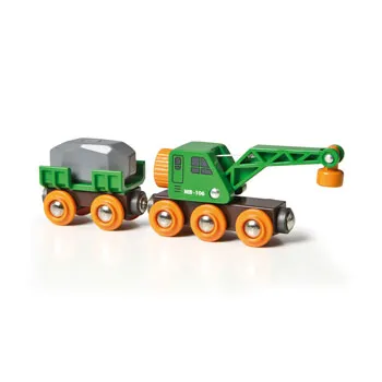 BRIO - Clever Crane Wagon 4 pieces - Modern Teaching Aids NZ