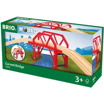 BRIO - Curved Bridge 4 pieces - Modern Teaching Aids NZ