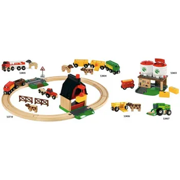 BRIO - Farm Railway Set 20 pieces - Modern Teaching Aids NZ