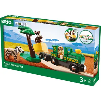 BRIO - Safari Railway Set 17 pieces - Modern Teaching Aids NZ