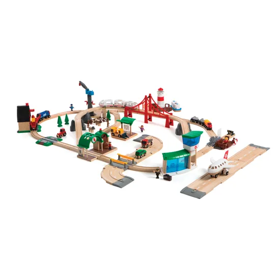 BRIO - Railway World Deluxe Set 106 Pieces - Modern Teaching Aids NZ
