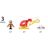 BRIO - Firefighter Helicopter 3 pieces - Modern Teaching Aids NZ