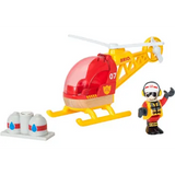 BRIO - Firefighter Helicopter 3 pieces - Modern Teaching Aids NZ