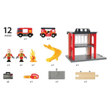 BRIO - Fire Station 12 Pieces - Modern Teaching Aids NZ