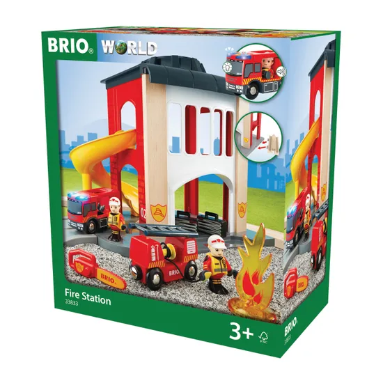 BRIO - Fire Station 12 Pieces - Modern Teaching Aids NZ